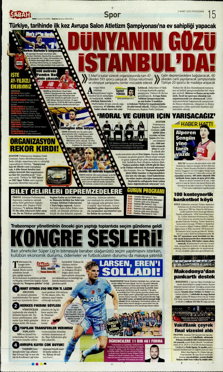 "Moura'da heyecanlı bekleyiş" | Sporun Manşetleri - 23