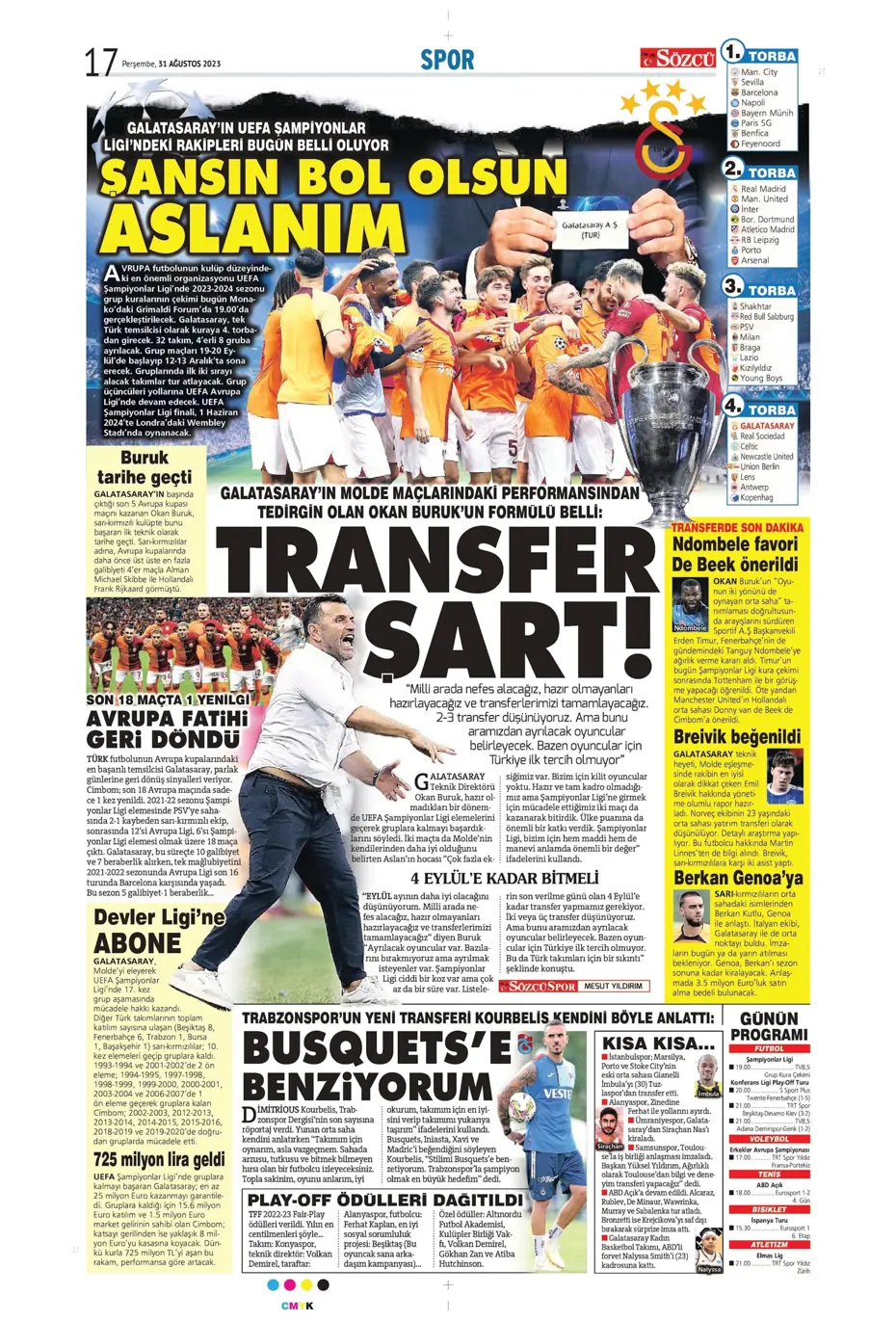 "Sergio Ramos formayı giydi" | Sporun manşetleri (31 Ağustos 2023) - 27 "Sergio Ramos formayı giydi" | Sporun manşetleri (31 Ağustos 2023) - 27