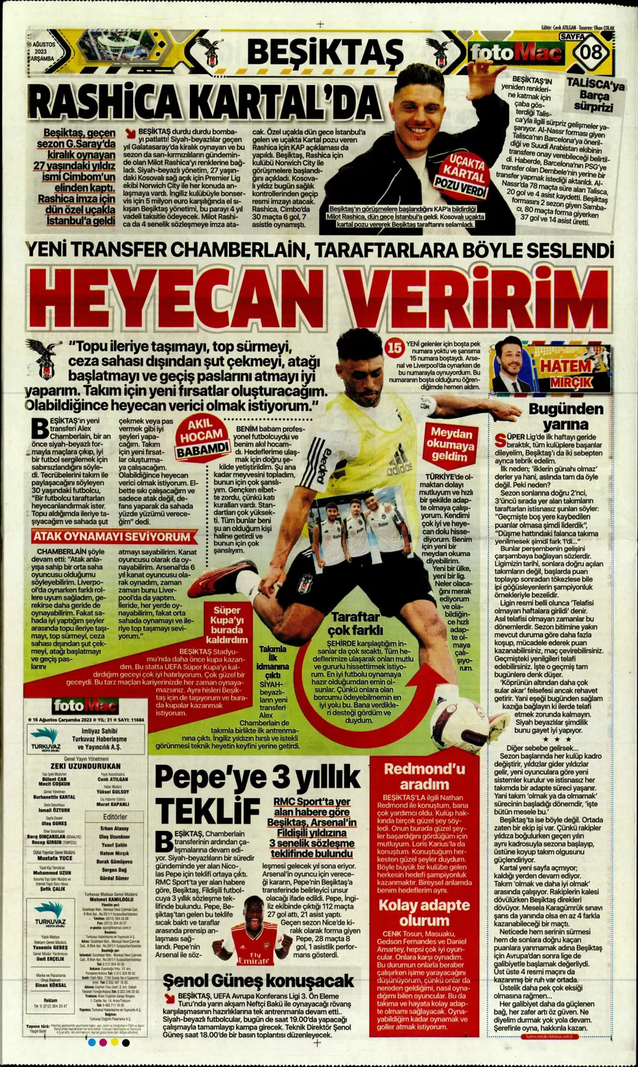 "Devler Ligi'ne kaldı 1 adım" | Sporun Manşetleri - 13