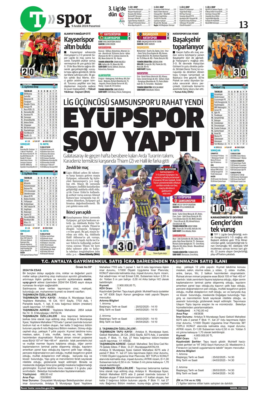 "Hakem katliamı" | Sporun manşetleri - 25