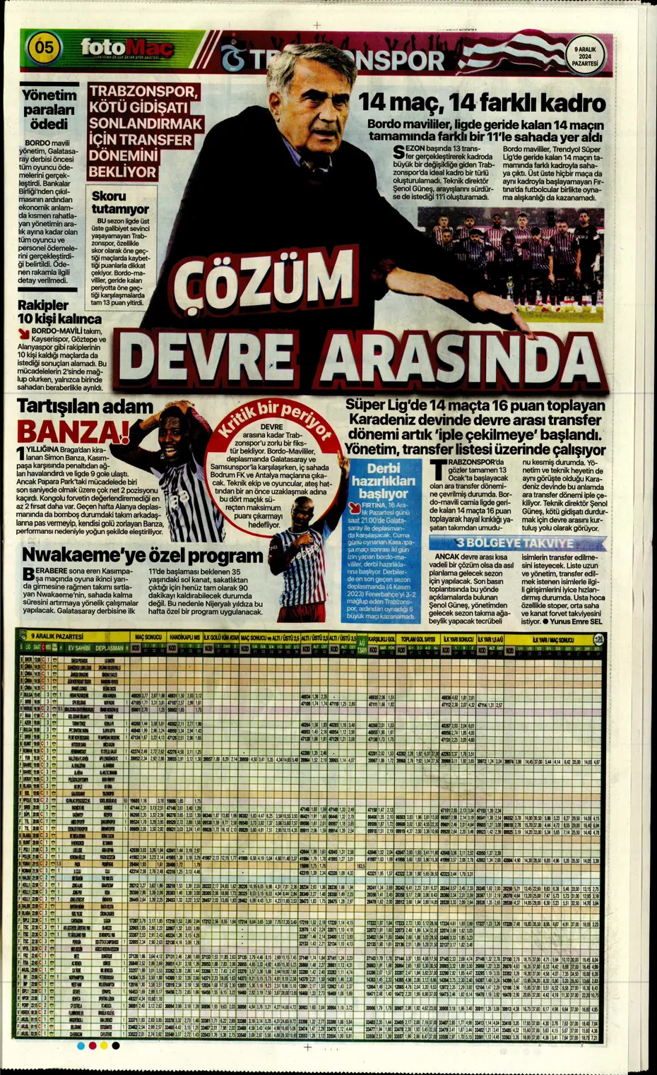 "Hakem katliamı" | Sporun manşetleri - 12 "Hakem katliamı" | Sporun manşetleri - 12