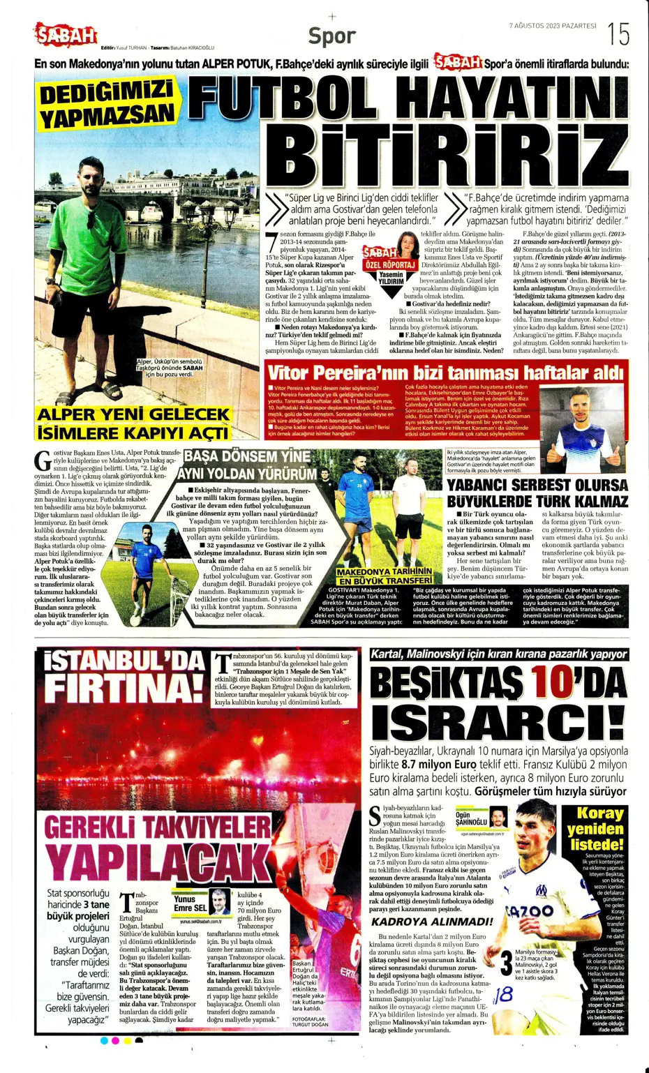 "Zaniolo gidiyor, Talisca geliyor" | Sporun manşetleri (7 Ağustos 2023) - 26 "Zaniolo gidiyor, Talisca geliyor" | Sporun manşetleri (7 Ağustos 2023) - 26