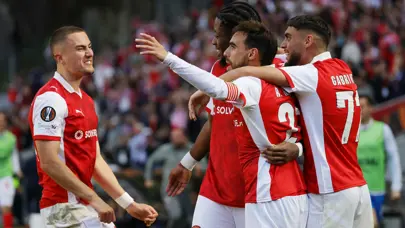 Braga rövanşta Ferencvaros'a şans tanımadı: 4 golle çeyrek finalde