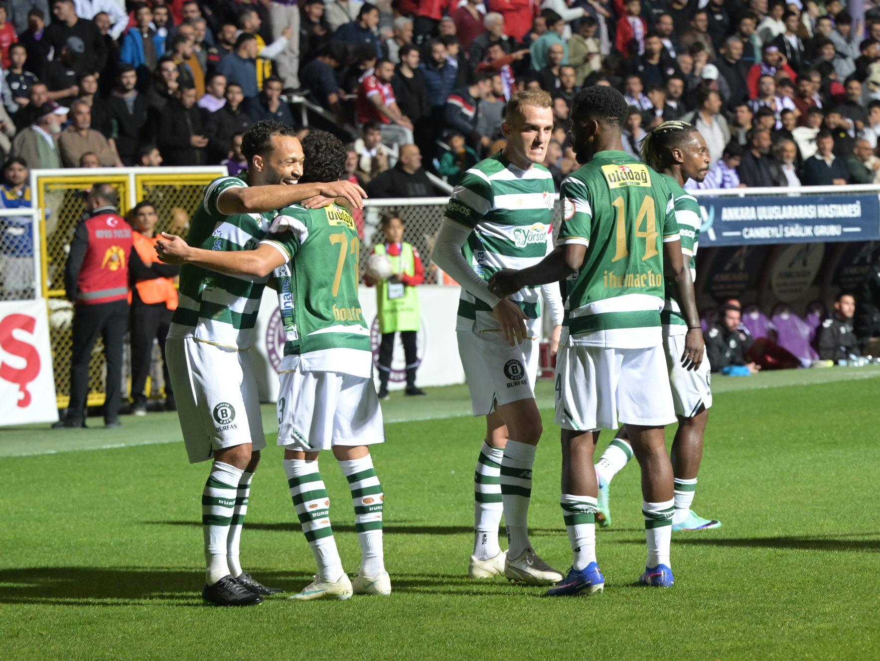 Iheanacho seriyi büyütüyor: Bursaspor 4 golle galibiyete gitti