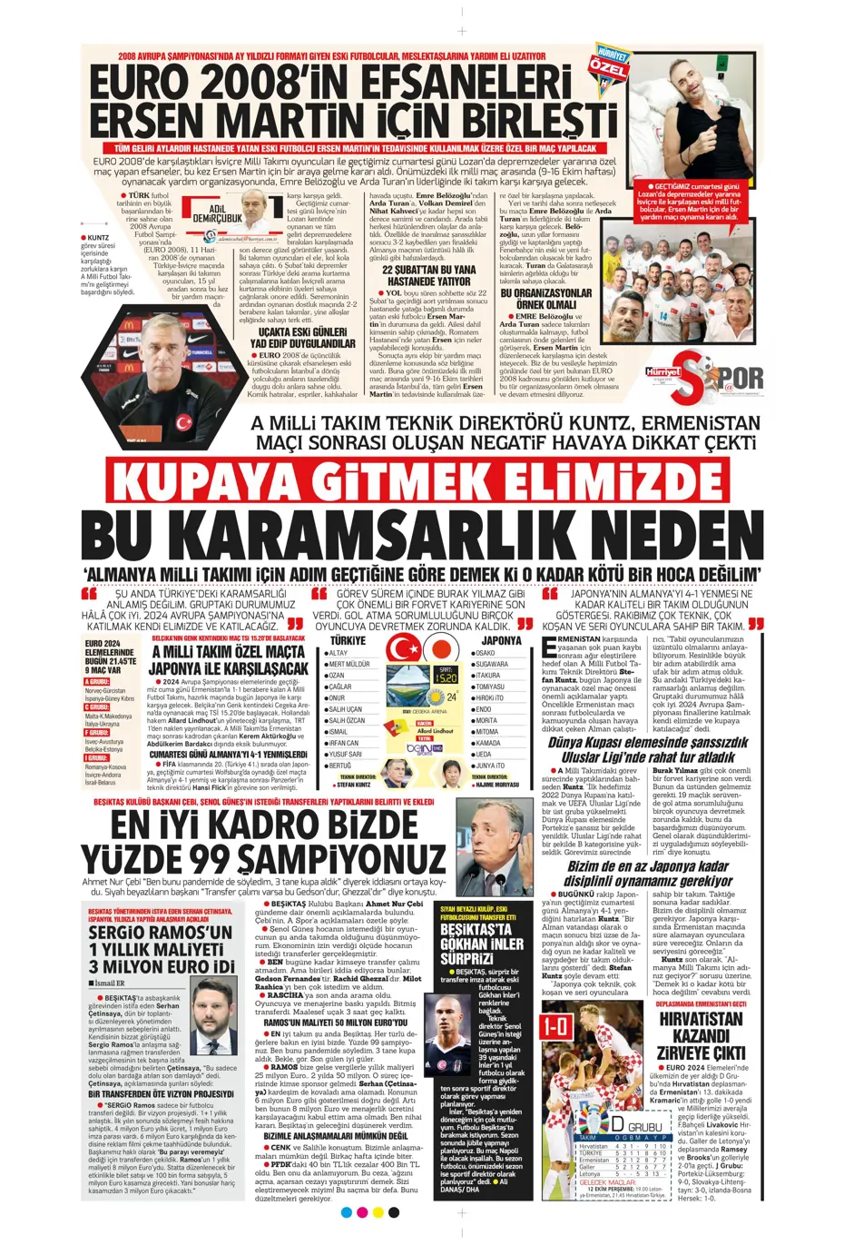 "Kartal'da Lingard sürprizi" | Sporun manşetleri (12 Eylül 2023) - 18