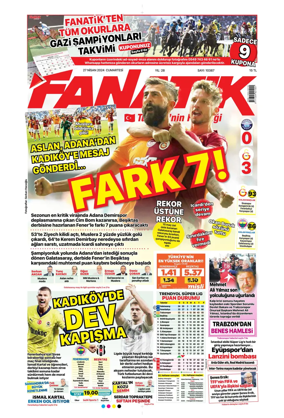 "Kadıköy'de dev kapışma" | Sporun Manşetleri - 5