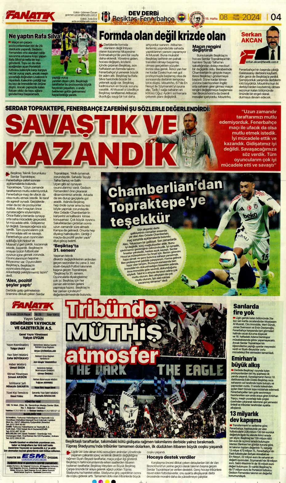 "Derbider Mourinho" | Sporun manşetleri - 5 "Derbider Mourinho" | Sporun manşetleri - 5