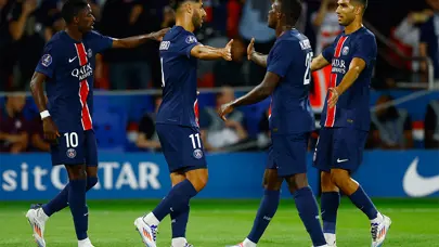 Paris Saint Germain'den sahasında gol yağmuru