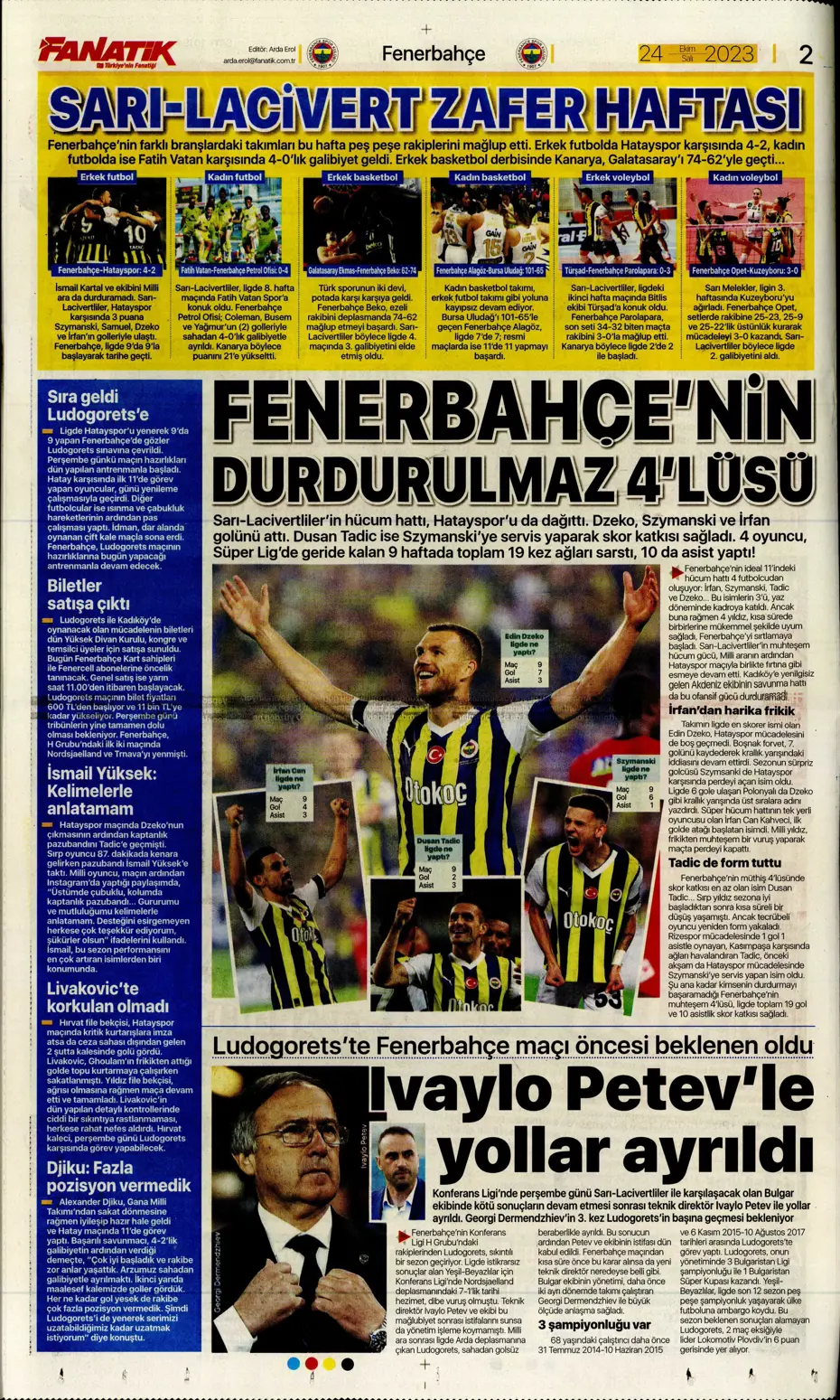 "Yine destan gecesi olsun" | Sporun Manşetleri - 6