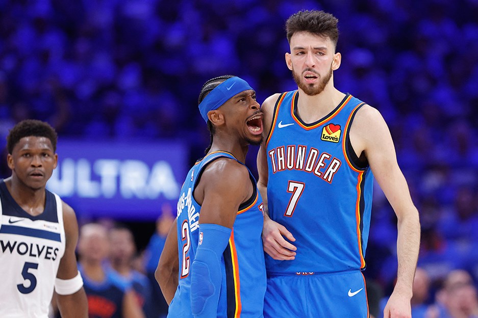 Thunder, Timberwolves'u MVP'si ile yıktı