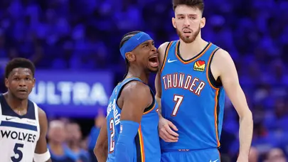 Thunder, Timberwolves'u MVP'si ile yıktı