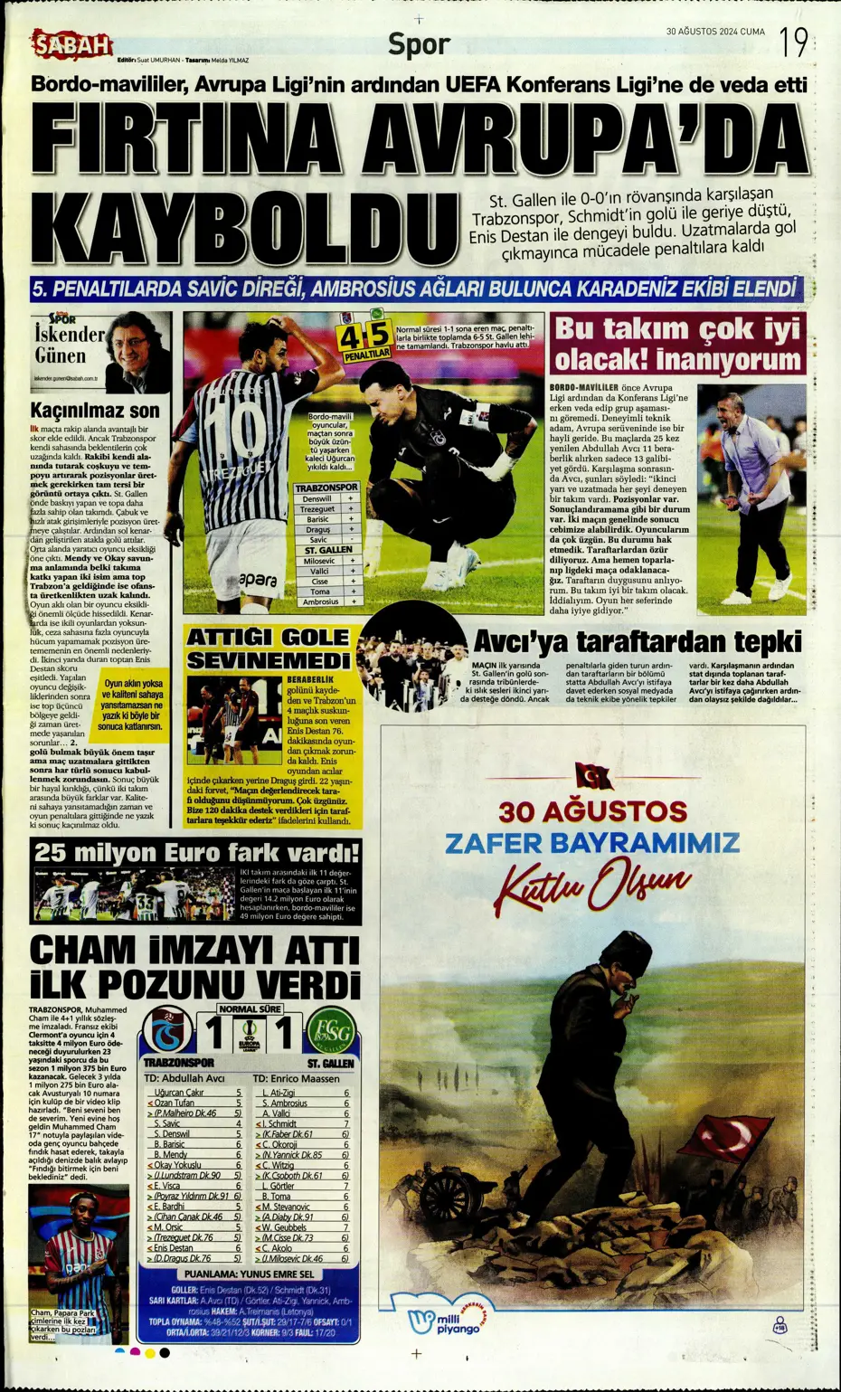 "Galatasaray yönetiminden flaş karar" | Sporun manşetleri (30 Ağustos 2024) - 31 "Galatasaray yönetiminden flaş karar" | Sporun manşetleri (30 Ağustos 2024) - 31
