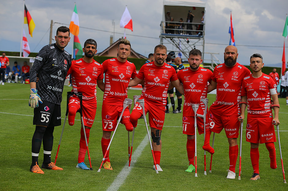 Ampute Milli Takımı'ndan Azerbaycan'a bir düzine gol