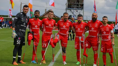 Ampute Milli Takımı'ndan Azerbaycan'a bir düzine gol