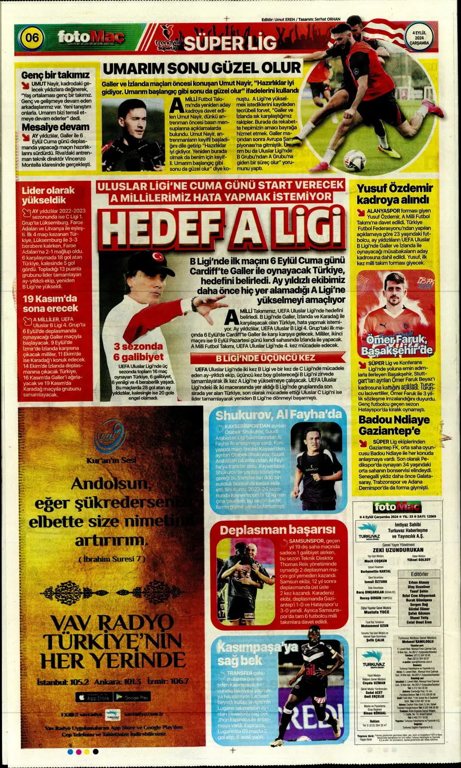 "Dünya Osimhen'i konuşuyor" | Sporun manşetleri (4 Eylül 2024) - 15