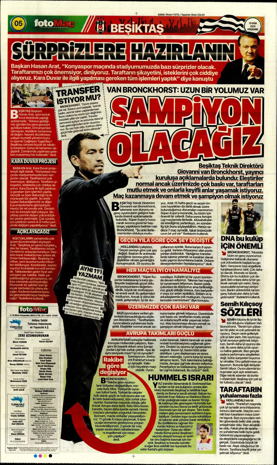 "Dybala bombası" | Sporun manşetleri (10 Ekim 2024) - 14