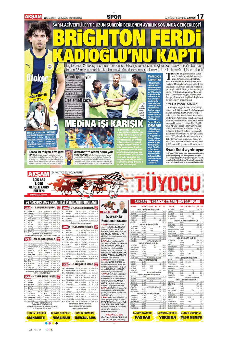 "Fenerbahçe'den Danilo Pereira sürprizi" | Sporun manşetleri - 2 "Fenerbahçe'den Danilo Pereira sürprizi" | Sporun manşetleri - 2