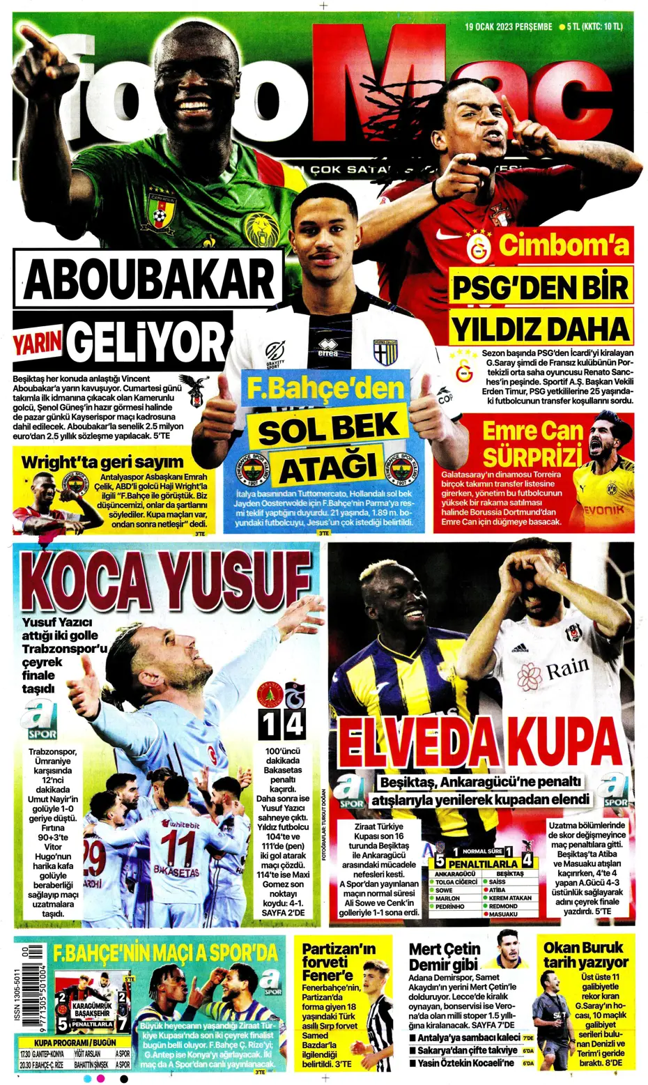 Sporun Manşetleri (19 Ocak 2023) - 8