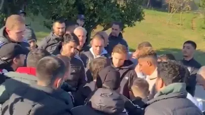 Beşiktaşlı taraftarlar Nevzat Demir Tesisleri'ne gitti