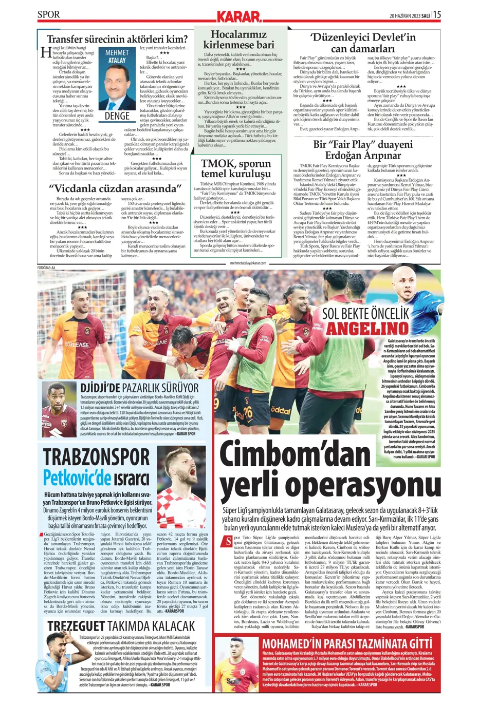 "Bekle bizi Almanya" | Sporun Manşetleri - 17
