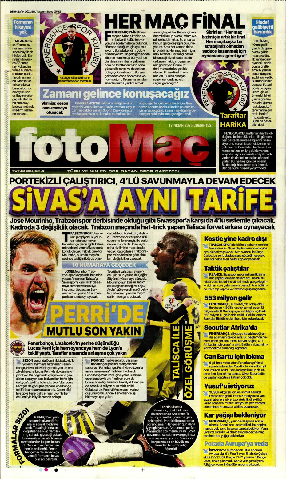 "Türk futbolunun utanç tablosu" | Sporun manşetleri - 17