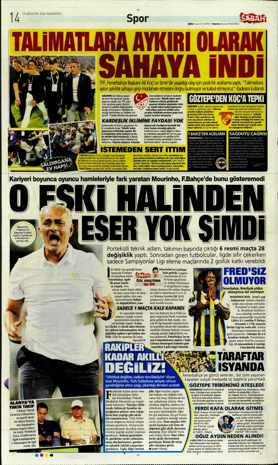 "Ferdi Kadıoğlu sonrası Fenerbahçe'ye yıldız yağacak" | Sporun manşetleri - 24