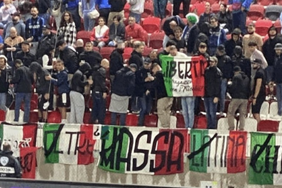 İtalyanlardan İsrail'in ulusal marşı okunurken gündem olan protesto