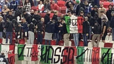 İtalyanlardan İsrail'in ulusal marşı okunurken gündem olan protesto