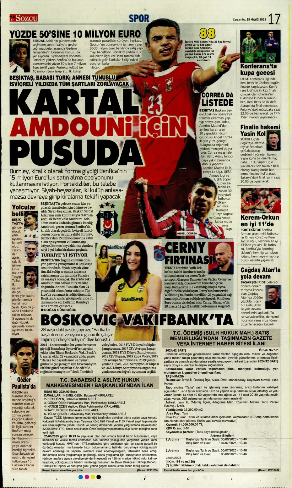 "Bernardo Silva'dan Aslan'a mesaj" | Sporun manşetleri - 23