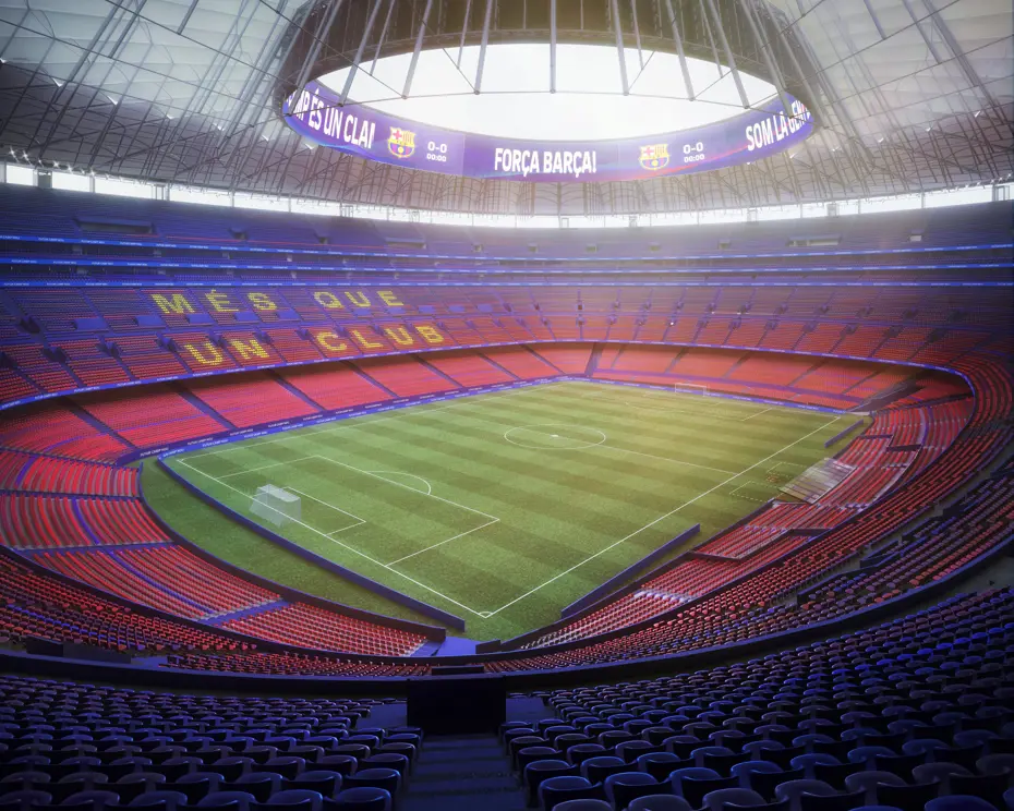 Camp Nou'da yenileme çalışmaları başladı - 3 Camp Nou'da yenileme çalışmaları başladı - 3