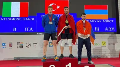 Milli halterci Sami Baki dünya şampiyonu oldu