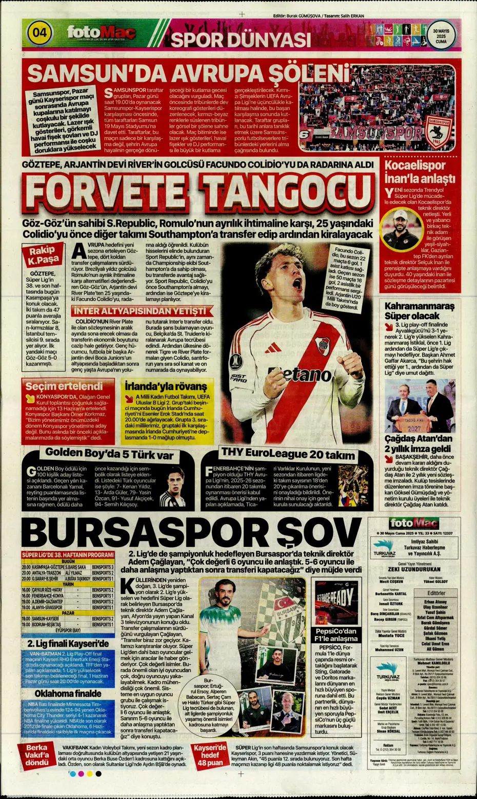 "Leroy Sane için büyük kapışma" | Sporun manşetleri - 12