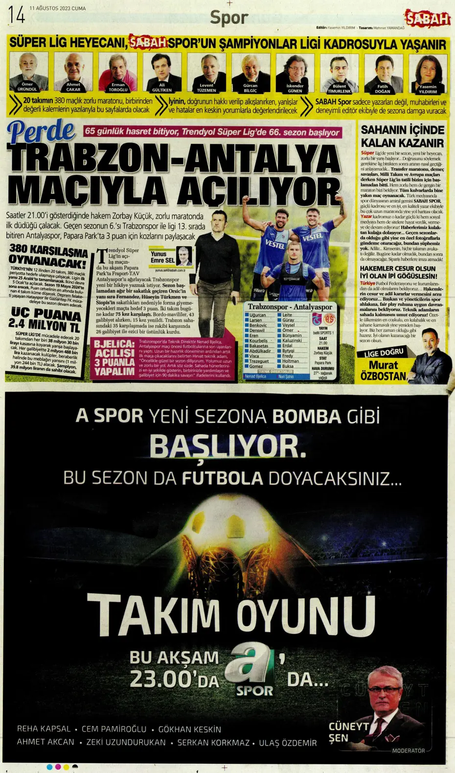 "Cengiz Ünder için yeni görüşme" | Sporun manşetleri (11 Ağustos 2023) - 31 "Cengiz Ünder için yeni görüşme" | Sporun manşetleri (11 Ağustos 2023) - 31