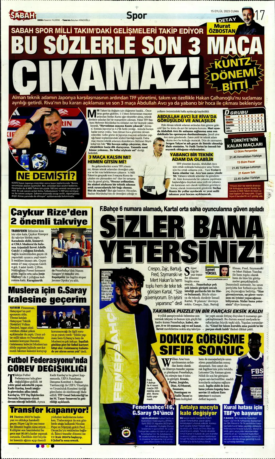 "Kartal'da Xeka seferberliği" | Sporun Manşetleri - 25