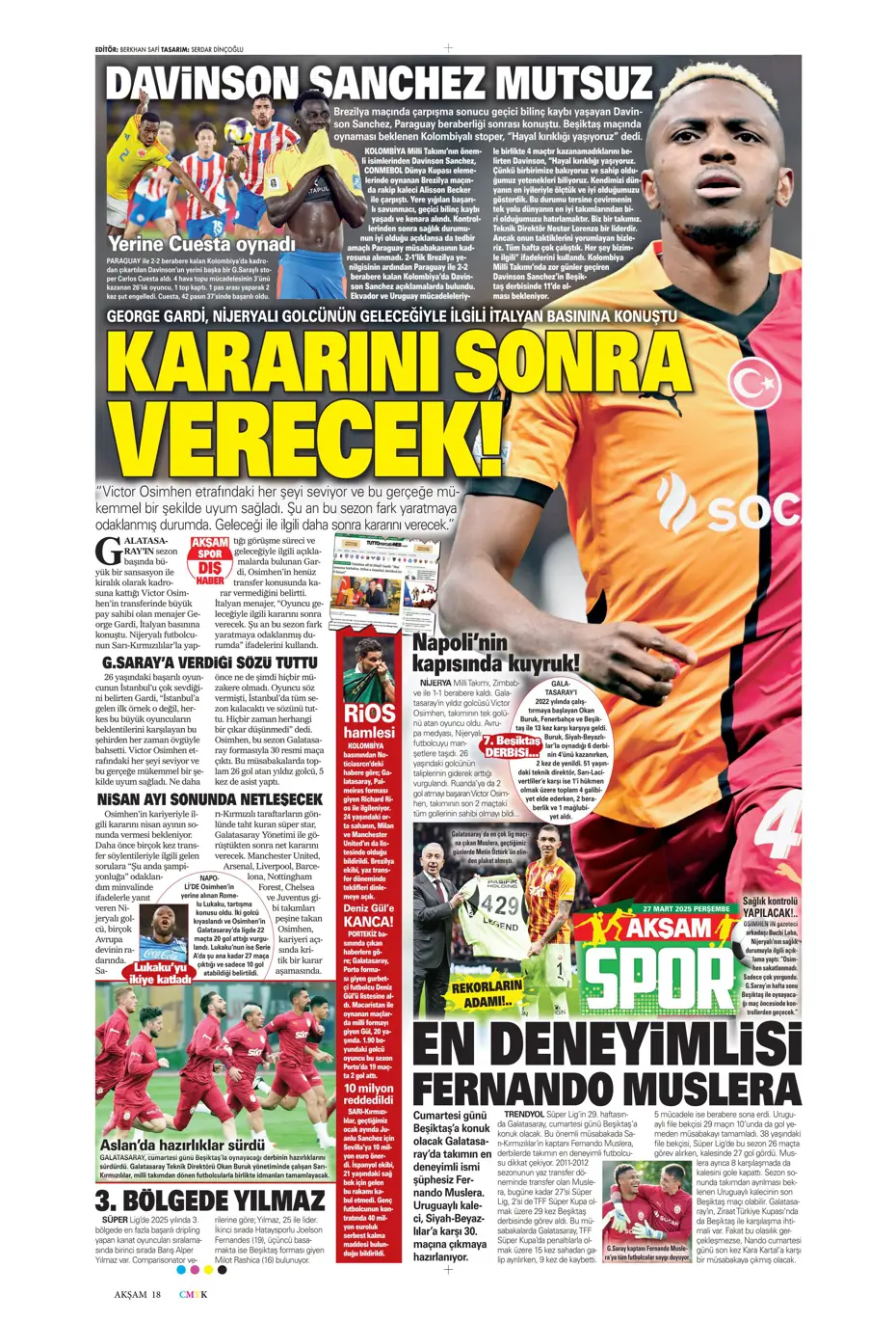 "Fenerbahçe'ye Felix teklifi" | Sporun manşetleri - 2 "Fenerbahçe'ye Felix teklifi" | Sporun manşetleri - 2