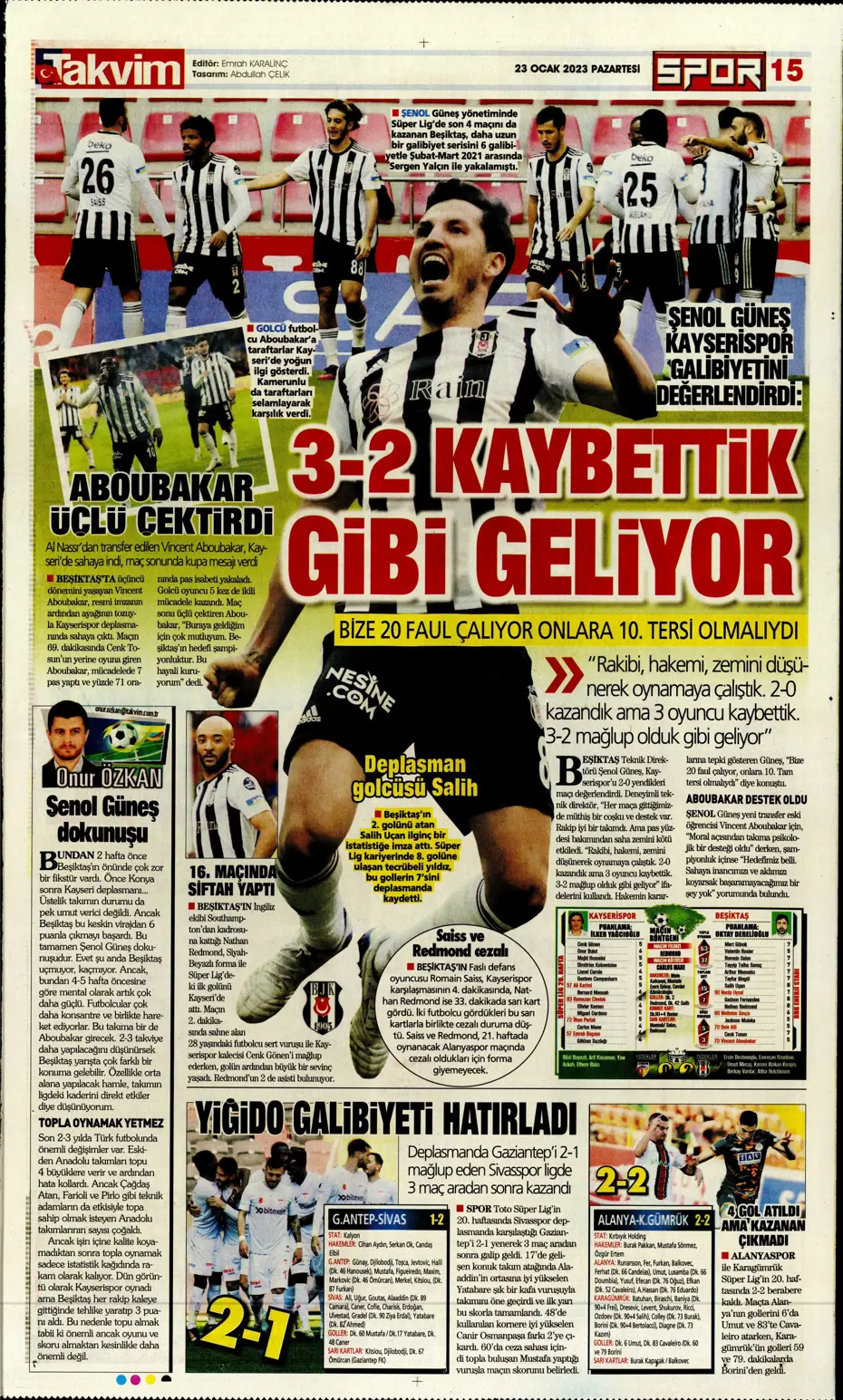 Sporun manşetleri (23 Ocak 2023) - 30
