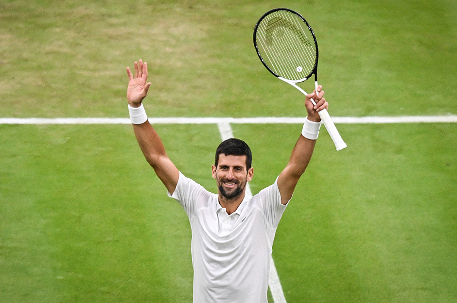 Wimbledon'da ilk finalist Novak Djokovic