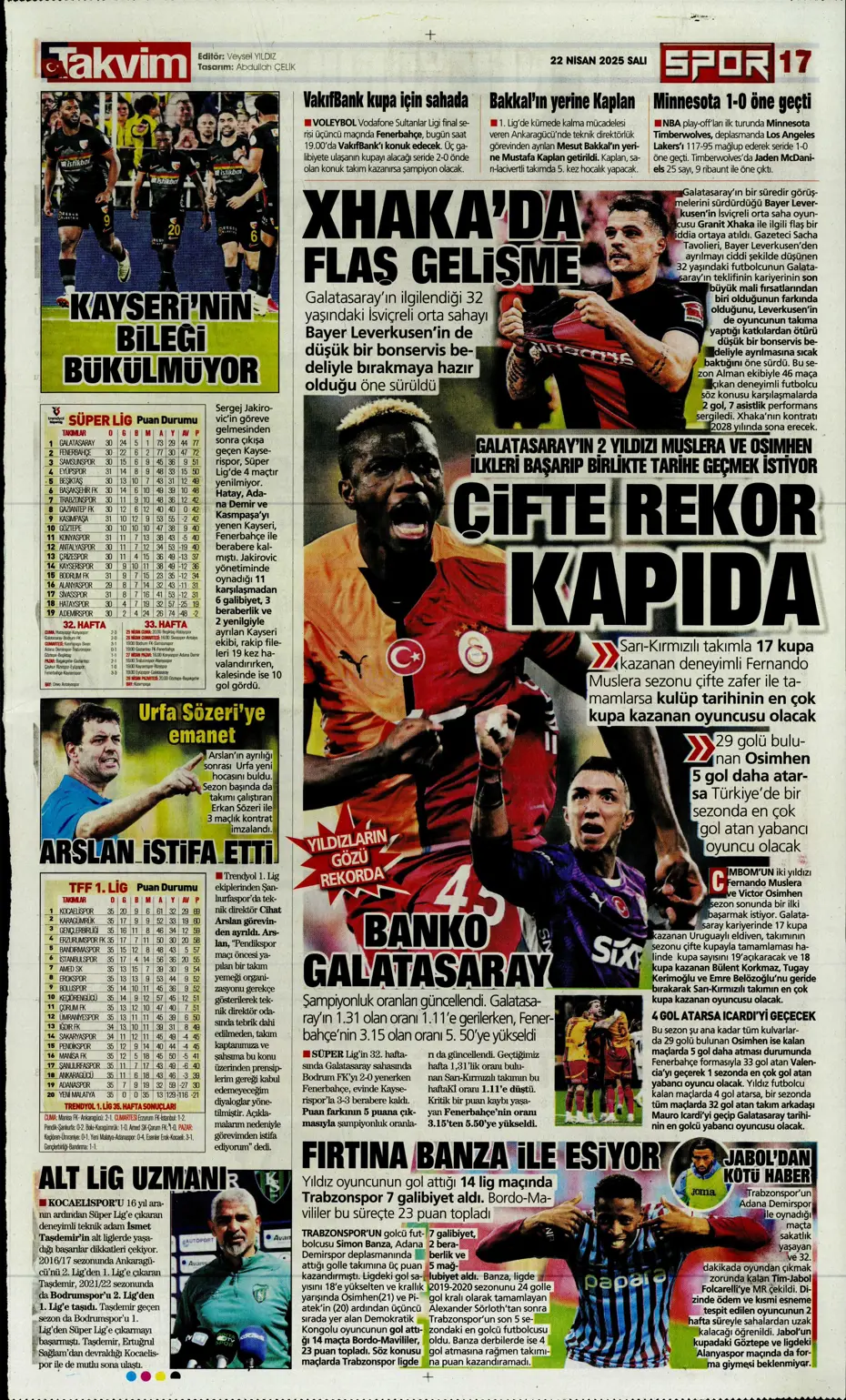 "Fenerbahçe'de gözler artık divanda" | Sporun manşetleri - 28