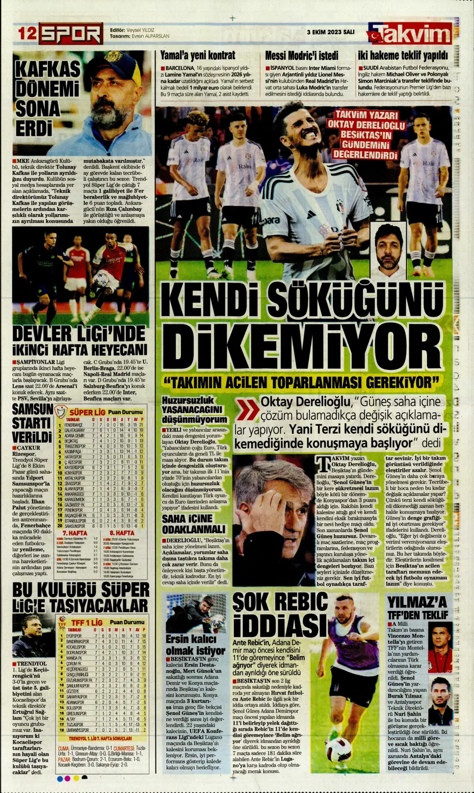 "İşte Okan Buruk'un imha planı" | Sporun manşetleri (3 Ekim 2023) - 34