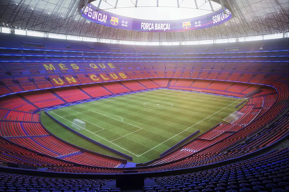 Camp Nou'da yenileme çalışmaları başladı - 4 Camp Nou'da yenileme çalışmaları başladı - 4