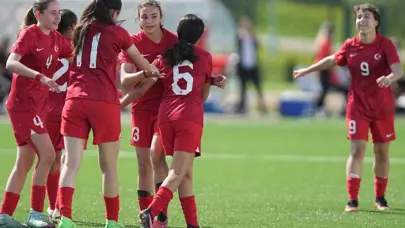U16 Kız Milli Takımı'ndan farklı galibiyet