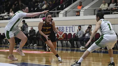 Galatasaray Çağdaş Faktoring deplasmanda galibiyete yürüdü