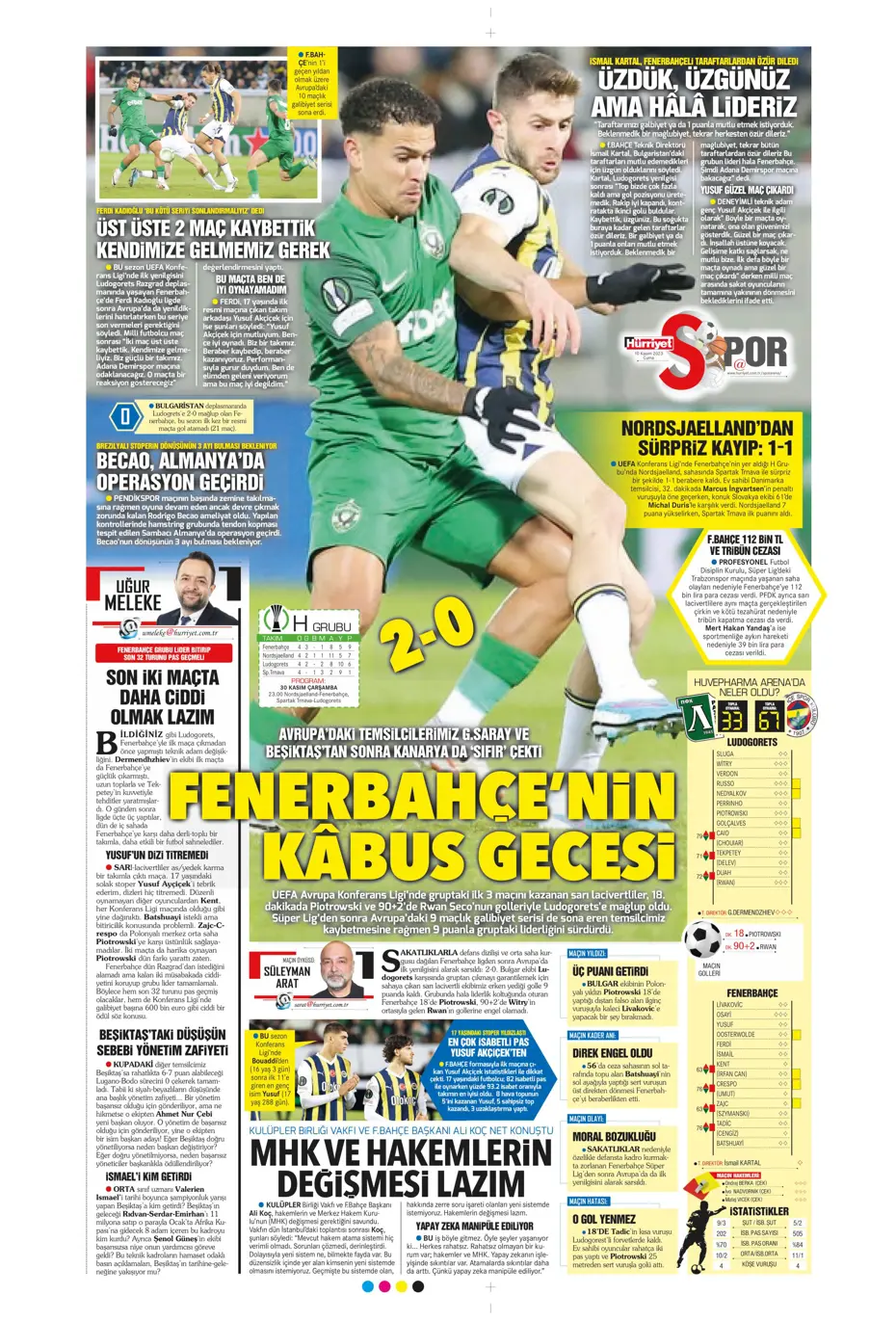 "Antonio Nobre'den skandal cevap" | Sporun manşetleri (10 Kasım 2023) - 22