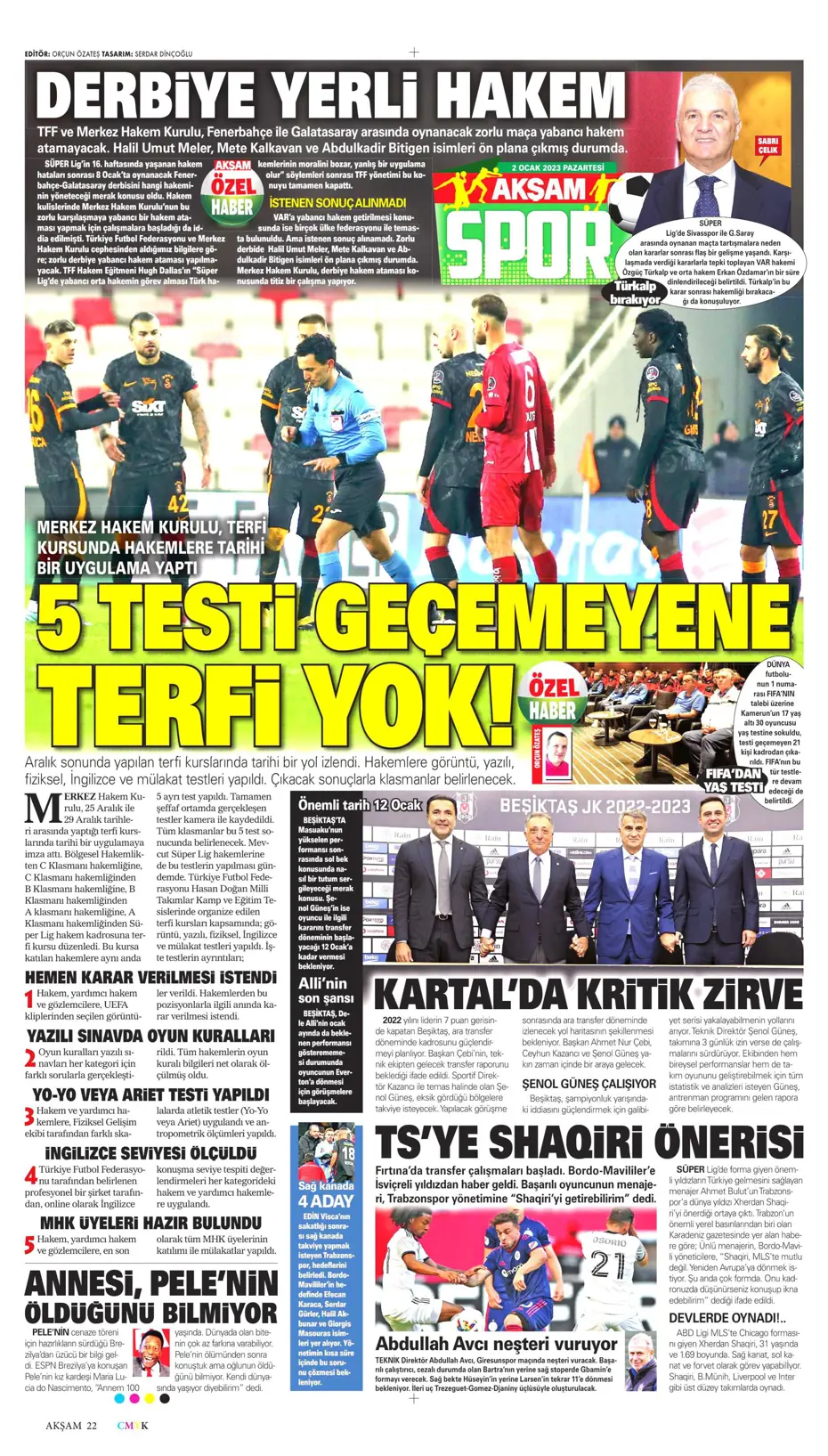 Sporun Manşetleri (2 Ocak 2023) - 2