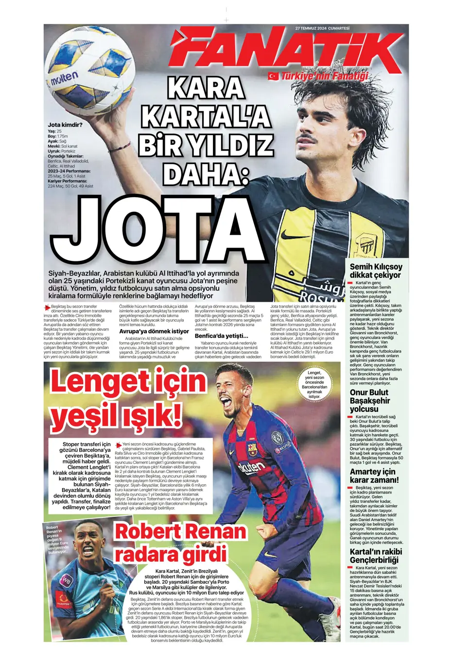 "Rodrigo Becao'ya Lyon kancası" | Sporun manşetleri - 11
