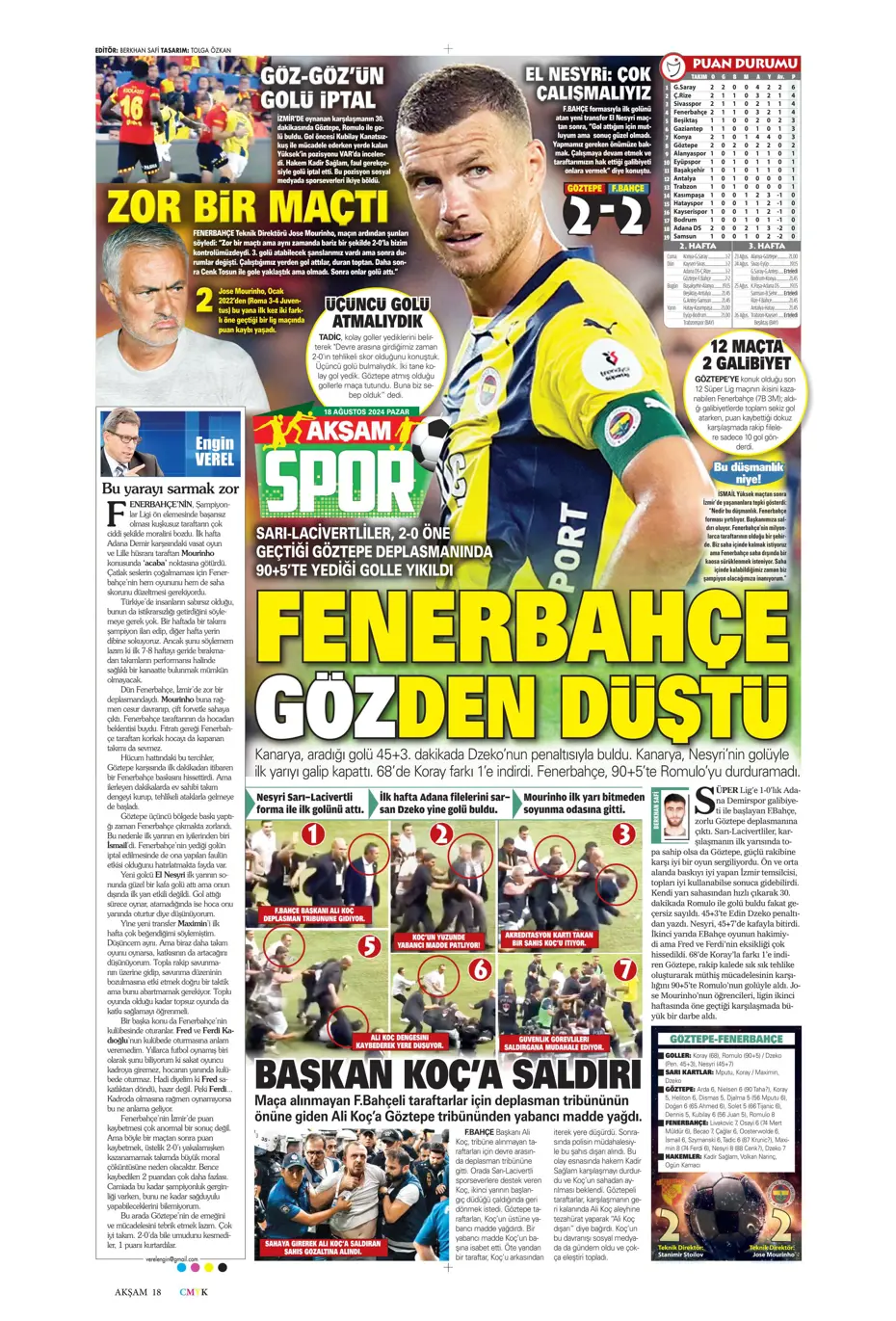 "Aslan'da Ziyech bilmecesi" | Sporun manşetleri (18 Ağustos 2024) - 5 "Aslan'da Ziyech bilmecesi" | Sporun manşetleri (18 Ağustos 2024) - 5