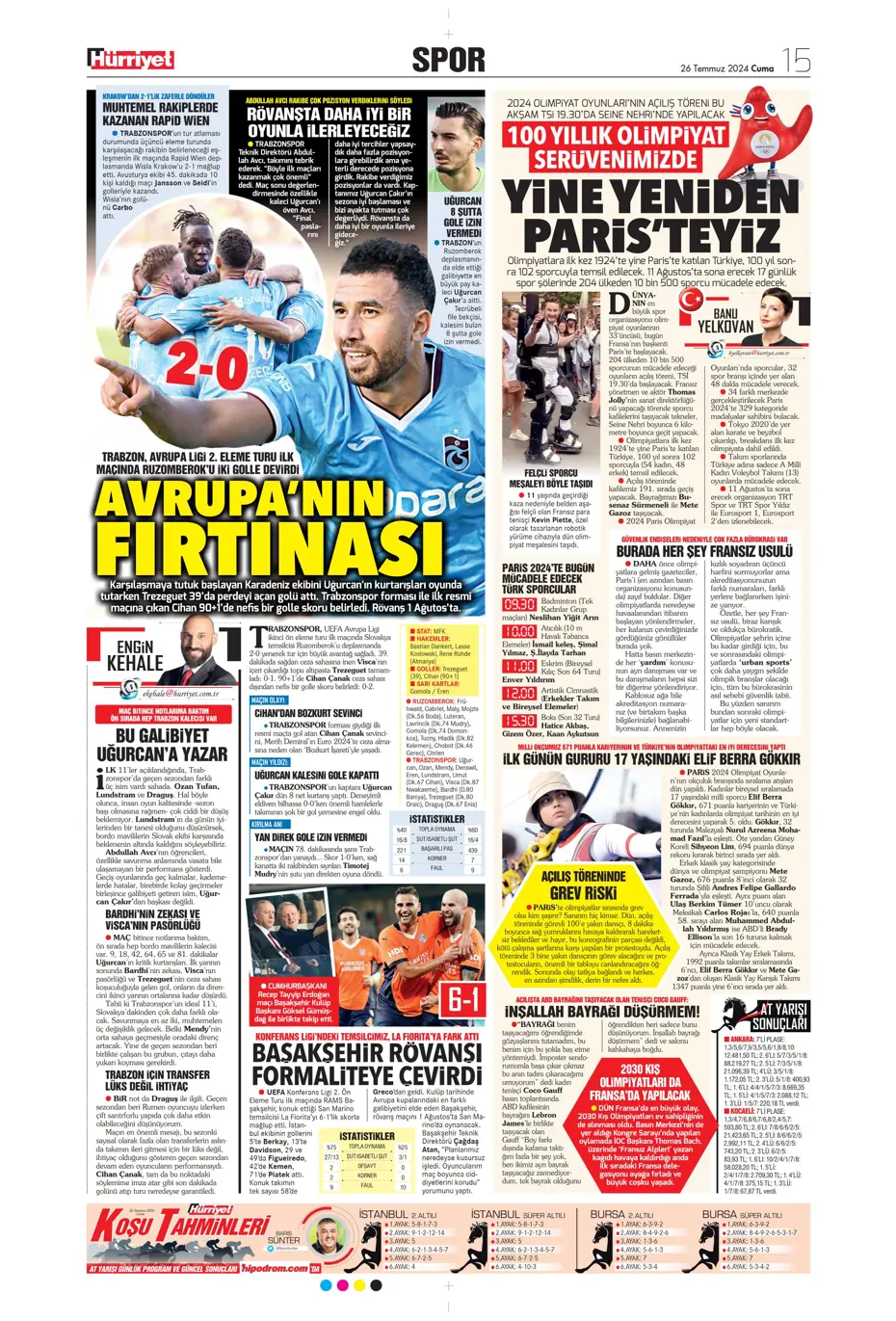 "Anderson Talisca savaşı" | Sporun manşetleri - 19