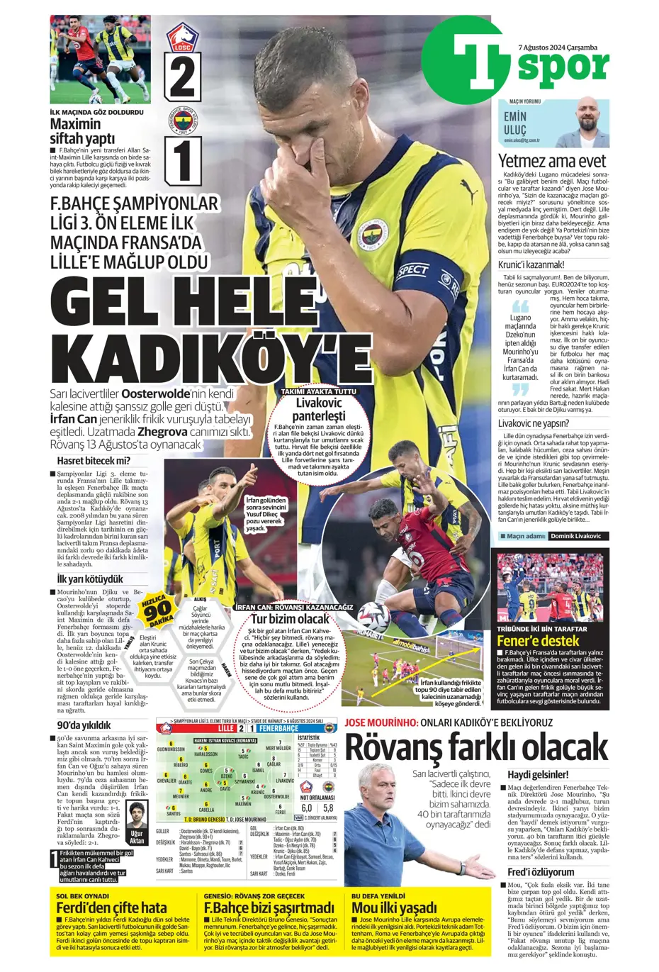 "12 milyon euroya Becao" | Sporun manşetleri - 38 "12 milyon euroya Becao" | Sporun manşetleri - 38