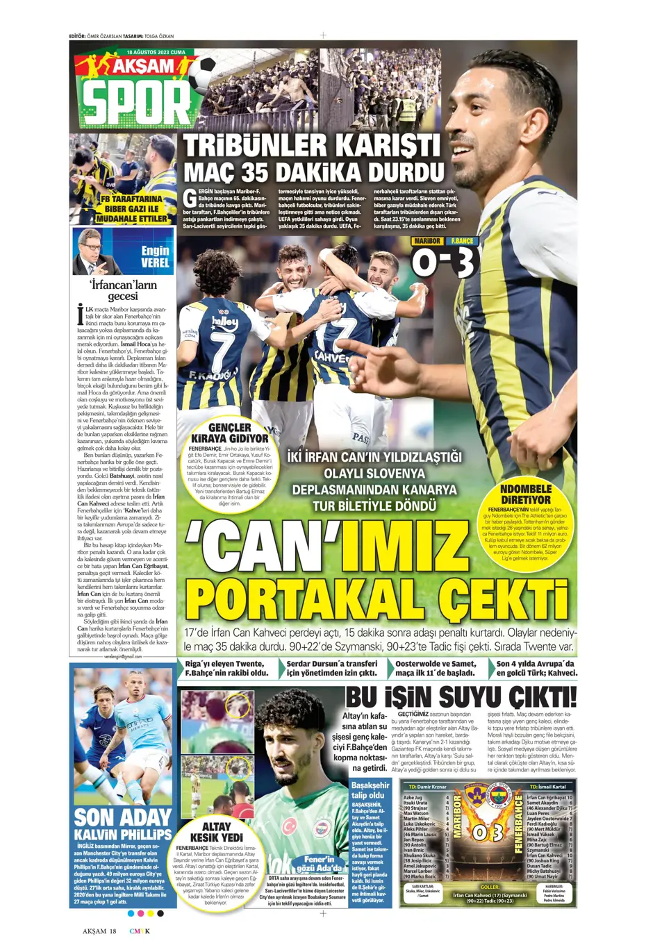 "Türkler geliyor" | Sporun Manşetleri (18 Ağustos 2023) - 4 "Türkler geliyor" | Sporun Manşetleri (18 Ağustos 2023) - 4