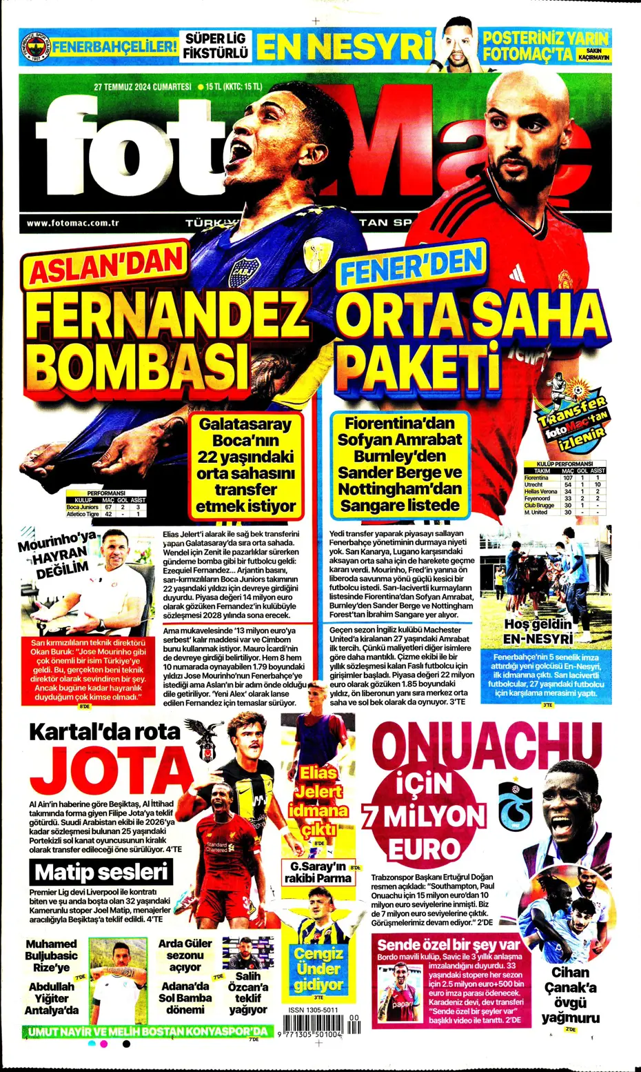 "Rodrigo Becao'ya Lyon kancası" | Sporun manşetleri - 9